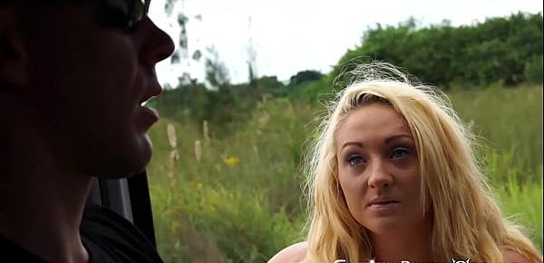  Stranded teen Keely Jones roughly slammed by fake savior